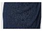 Close-up van een donkerblauwe geweven stof.