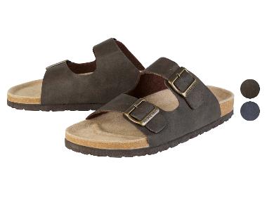 Lederen slippers voor heren LIVERGY®