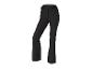 Zwarte ski- of outdoorbroek met ritsen en verstelbare banden.