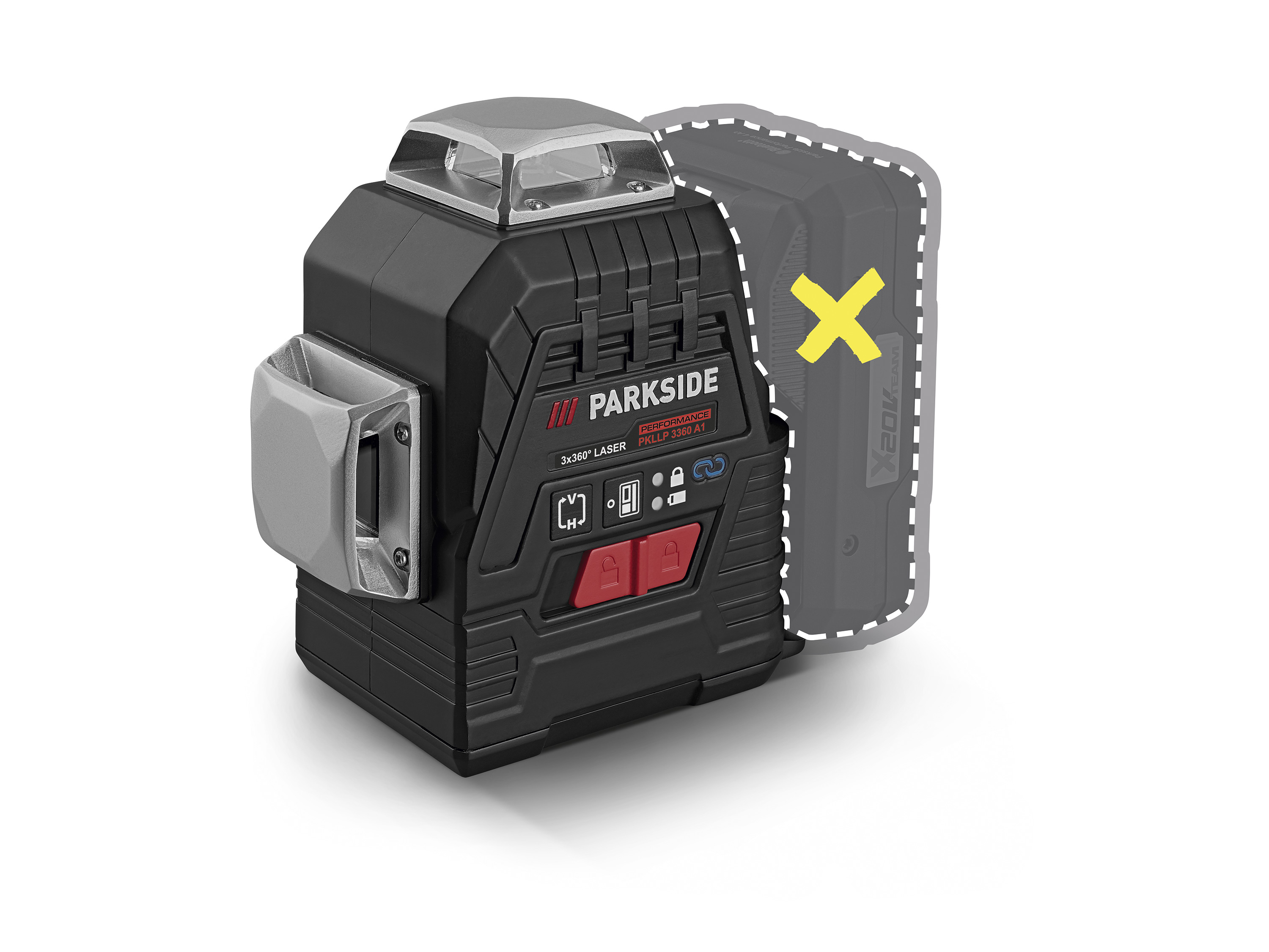 Kruislijnlaser 20 V PARKSIDE PERFORMANCE® PKLLP360