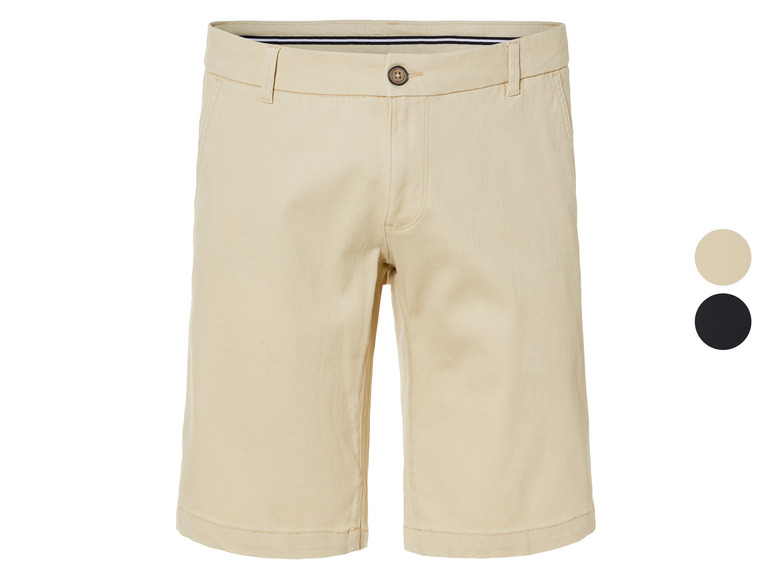 Beige chino korte broek voor heren.