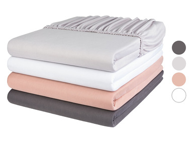 LIVARNO home Microvezel hoeslaken, 140-160 x 200 cm