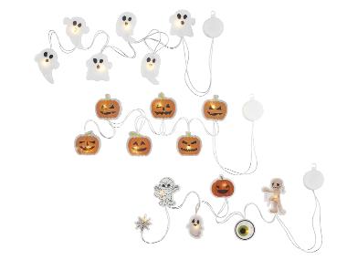 Décoration de fenêtre d'Halloween avec éclairage LED
