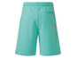 Shorts turquoise avec élastique à la taille.