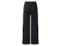 Jean noir large taille haute, vue arrière