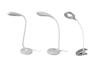 Lámpara de oficina LED de Livarno Home con brazo flexible