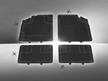 ULTIMATE SPEED® Set de tapis de voiture, 4 pièces