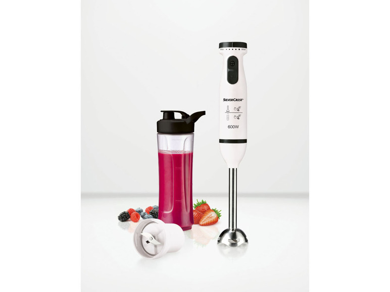 Aller en mode plein écran Mixeur plongeant avec appareil à smoothies, 600 W - Photo 2