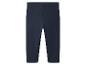 Donkerblauwe kinderlegging met elastische tailleband.