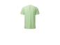 Lichtgroen hardloopshirt, geometrisch design.