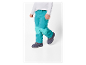 Pantalon turquoise pour enfant Cute & Clever avec renforts aux genoux.