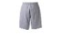 Shorts de sport gris en coton avec taille élastique.