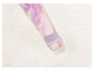 Un sweat-shirt tie-dye rose et violet avec des poignets violets.