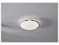 Een ronde plafondlamp met LED-verlichting.