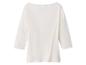 T-shirt blanc à manches trois-quarts, vue arrière