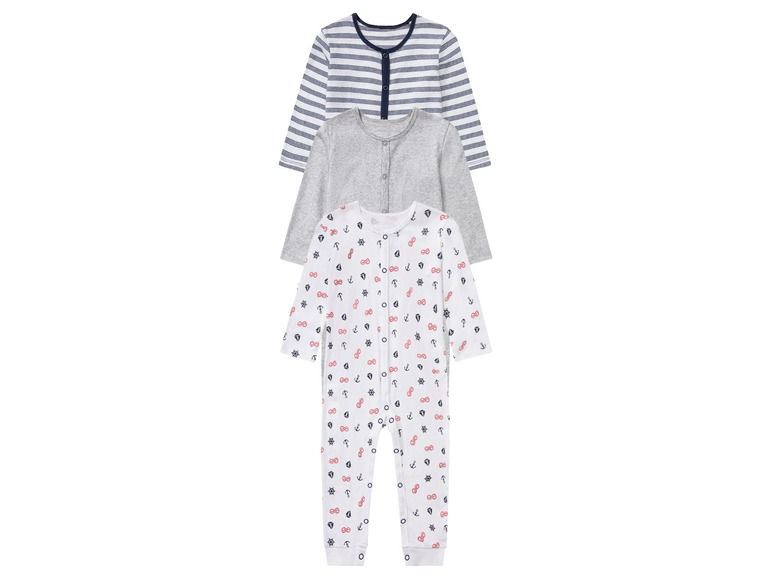 Ga naar volledige schermweergave: lupilu® Set van 3 biokatoenen pyjama's voor baby's - afbeelding 23