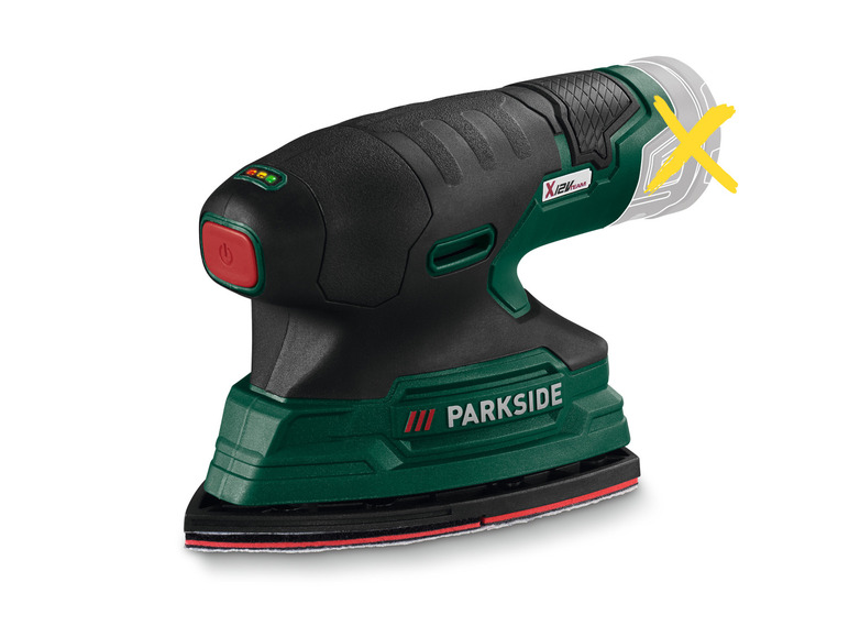 Ga naar volledige schermweergave: PARKSIDE® Accudeltaschuurmachine »PAMS 12 A1«, 12 V - afbeelding 1