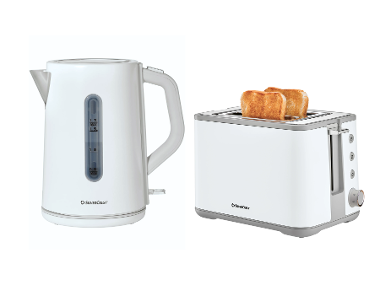 SILVERCREST® Bouilloire et grille-pain, blanc