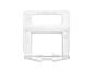 Witte plastic tegelkruisje met een gemarkeerde breedte van 2,0 mm