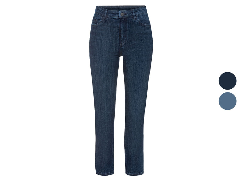 Aller en mode plein écran esmara® Jean pour femmes, Straight Fit, longueur 7/8 tendance - Photo 1