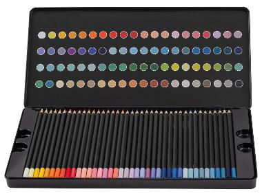 CRELANDO® Crayons de couleur, 80 pièces