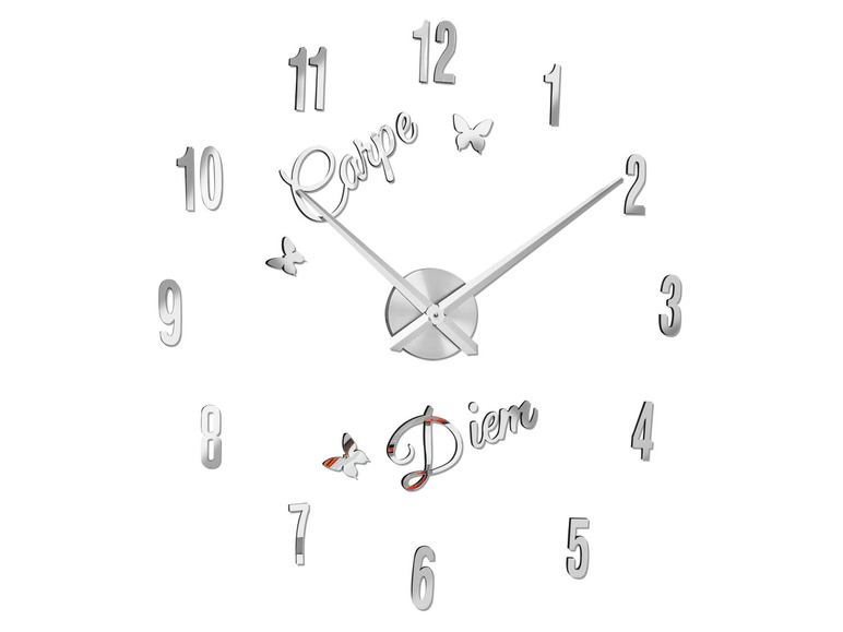 Aller en mode plein écran AURIOL® Horloge murale, chiffres autocollants - Photo 2