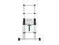 Parkside telescopische ladder met sporten en antislipvoet.