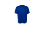 Een blauw t-shirt, achterkant.