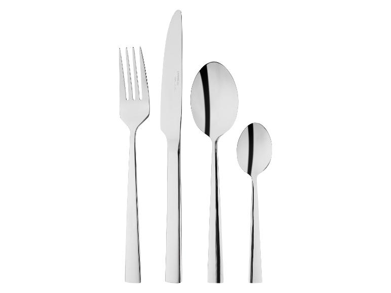 Un couteau, une fourchette et deux cuillères de Livarno Home.