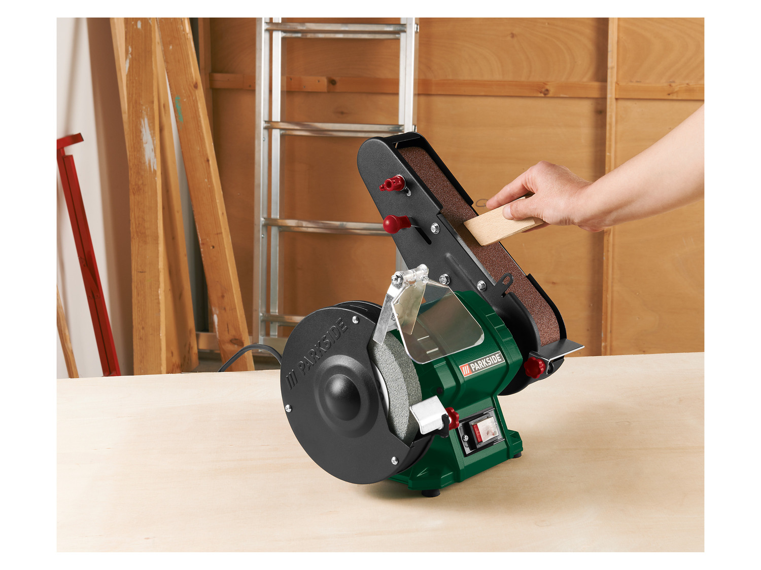 Bench sander on sale lidl