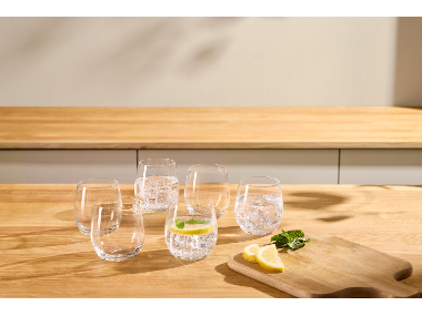 SILVERCREST® Verres à eau, 6 pièces