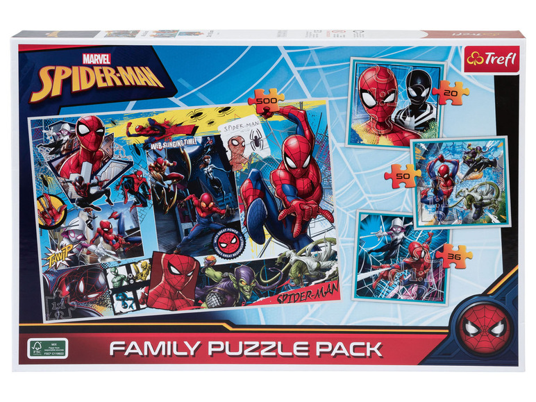 Aller en mode plein écran Trefl 4 en 1 puzzle family pack - Photo 4
