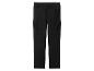 Pantalon cargo noir avec taille élastique et poches latérales, vue arrière.