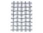 Torchons de cuisine blanc à motif carreaux gris