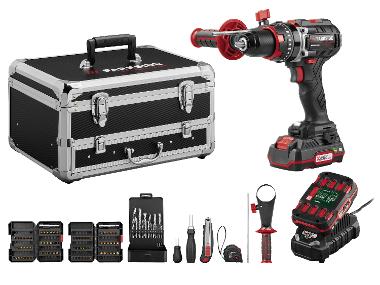 Set de perceuse-visseuse à percussion sans fil 20 V PARKSIDE PERFORMANCE® PSBSAP20