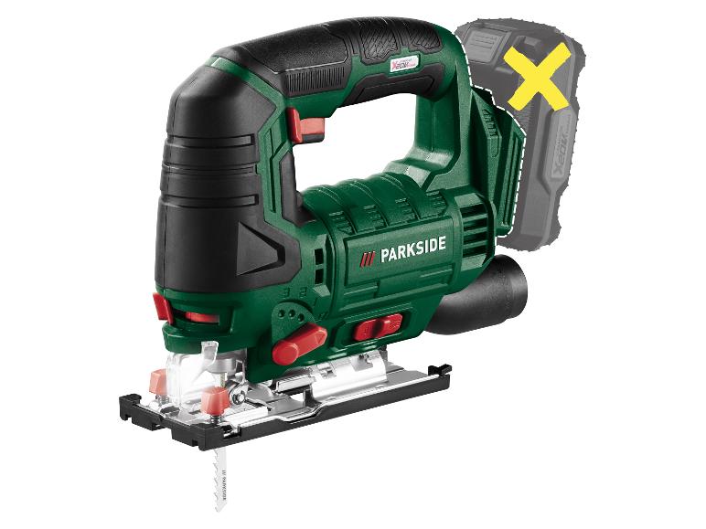 PARKSIDE accudecoupeerzaag met X 20 V TEAM accu (niet inbegrepen)