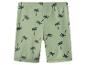 Groene kinderzwemshort met palmboomprint