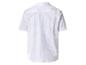 Chemise blanche homme à manches courtes, vue de dos