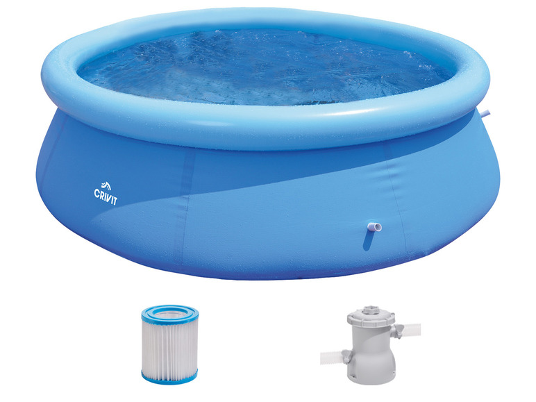 Aller en mode plein écran CRIVIT Piscine gonflable »Quick-Up«, Ø 240 x 63 cm - Photo 4