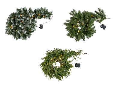 LIVARNO® Guirlande de sapin ou de cèdre LED