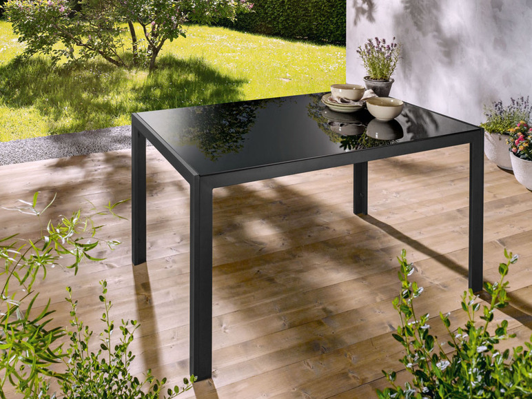 Ga naar volledige schermweergave: LIVARNO home Aluminium tuintafel »Houston«, omkeerbaar tafelblad - afbeelding 2