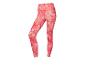 Roze en oranje marmerpatroon legging op een witte achtergrond