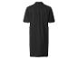 Robe chemise noire à manches courtes avec col, vue arrière