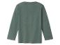 Kinder T-shirt met lange mouwen in mintgroen, achterkant