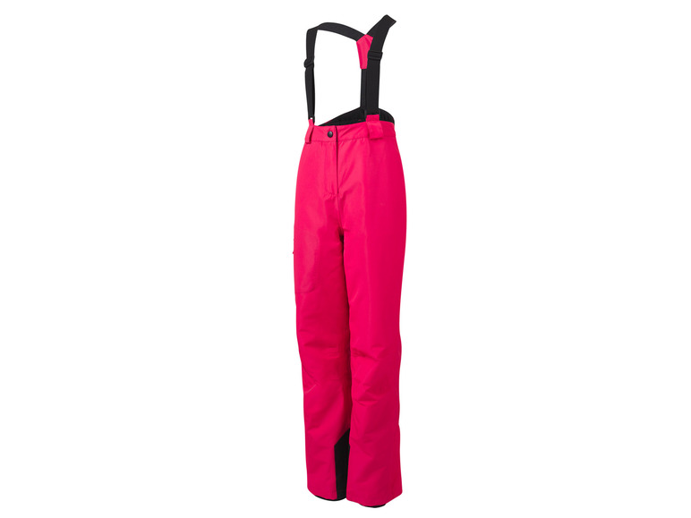 Roze ski overall met bretels