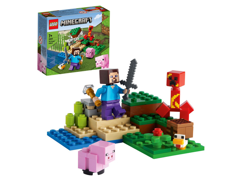 Ga naar volledige schermweergave: Lego Minecraft »De hinderlaag van de Creeper« (21177) - afbeelding 4