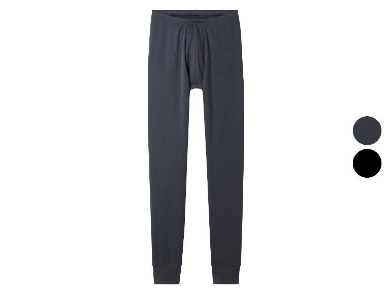 Donkergrijze heren thermobroek met twee kleuropties.