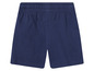Shorts bleu marine avec taille élastique.