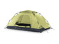 Une tente Rocktrail verte pour le camping.