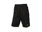 Zwarte sport shorts met trekkoord.